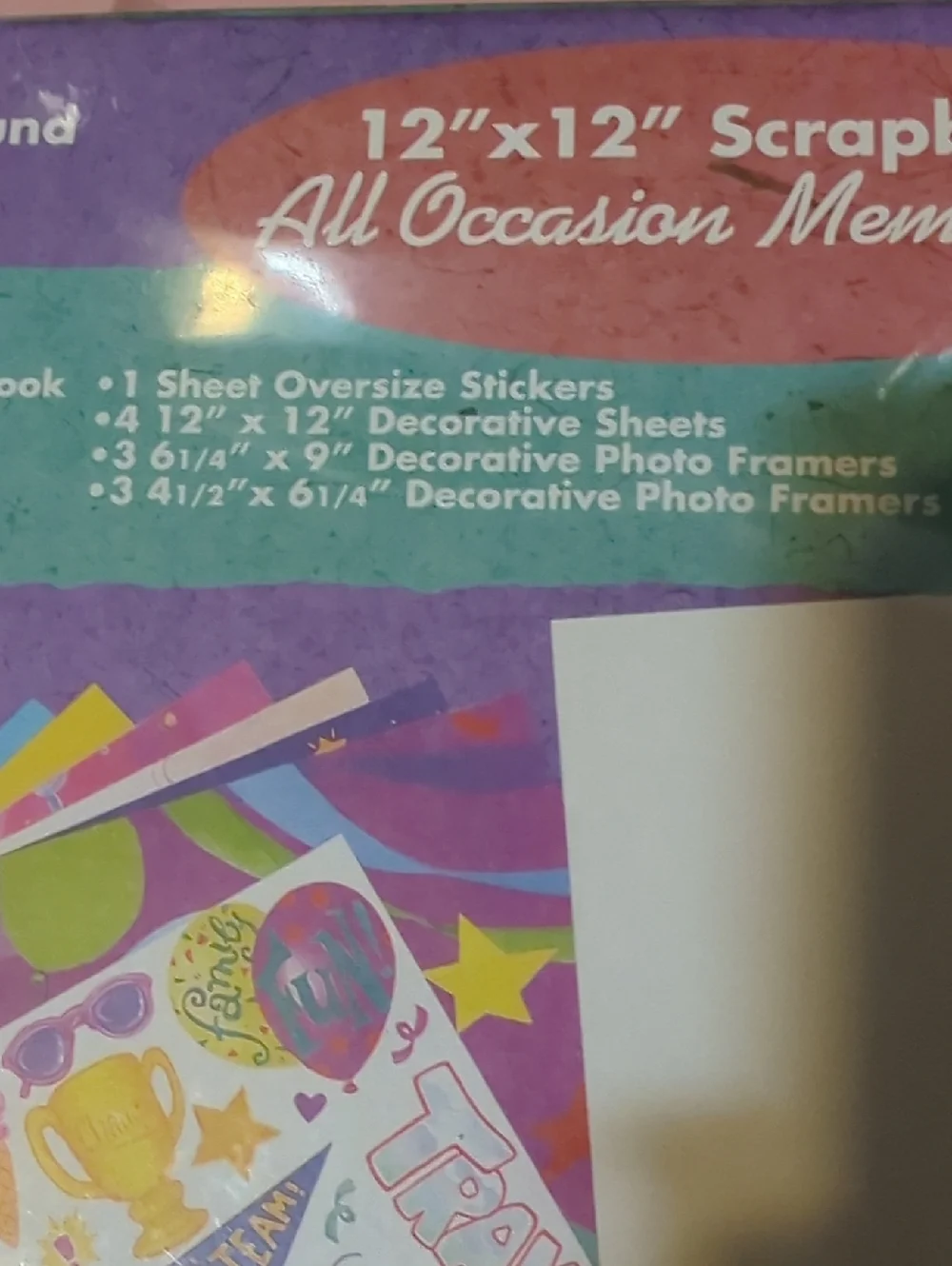 SCRAPBOOK All Occasion Scrapbook Memories Kit NEW All Acid Free 12